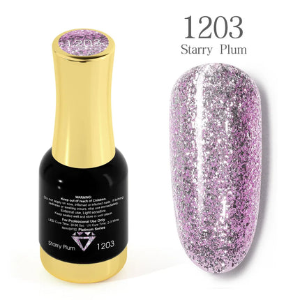 VENALISA 12ml Fabulous Pink Nails Crystal Lacquer CANNI Nail Art Glitter Pearl Diamonds Soak off Platinum UV LED Gel Nail Polish