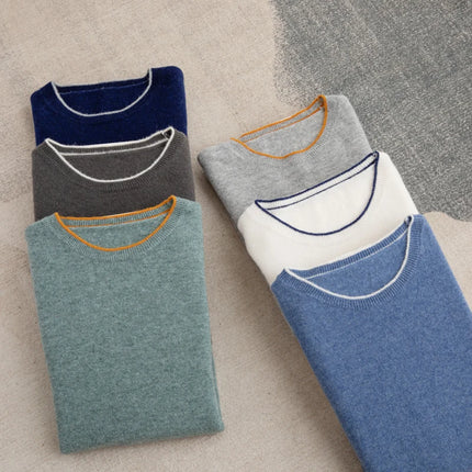 2025 Spring/Summer New Fashion O-Neck Knit Short Sleeve Spliced Business Casual T-Shirts Men's Clothing Loose Tops England Tees
