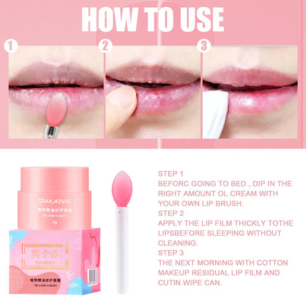 3g South Korea Lip Sleep Mask Night Sleep Maintenance Moisturizing Lips Gloss Bleach Cream Nourishing Lips Care Cherry Lip Balm