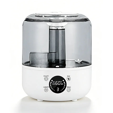 3000mL Smart Air Humidifier with Dual Mist Output: Essential Oil Aroma Diffuser for Home & Office, Equipped with Adjustable Fog
