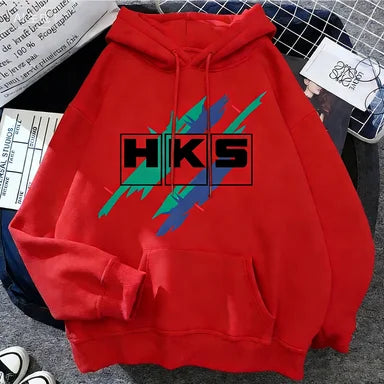 2025 Jdm Style Printed Hoodie Unisex Men Women Casual Fashion Hooded Pullover Sweatshirts Long Sleeves Y2k Streetwear Clothing