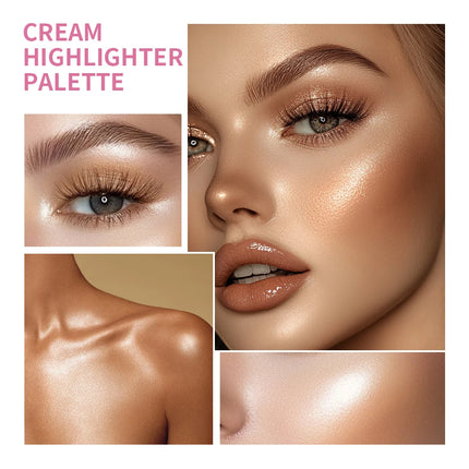 Case Cream Makeup Palette Set 8Colors/set Girly Room Accessories Makeup  Eye Shadow Palette Gift for Girl woman