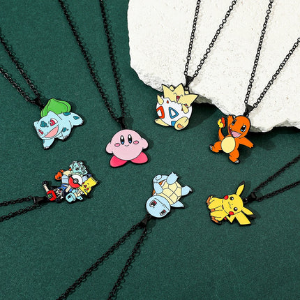 Anime Pokemon Metal Toy, Cute Figure, Pikachu, Squirtle, Psyduck, Charmander, Party Decoration Cosplay Gift