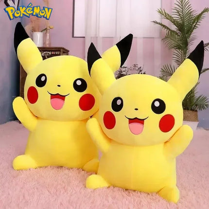 25/45/55/65CM Pokemon Pikachu Plush Doll Japanese Cartoon Animal Stuffed Children's Pikachu  Ornament Cushion Plushies Gift