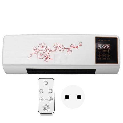 Electric Heater Air Conditioner Fan Natural Heating Wall Mounted Temperature Protection Timer Air Natural Heater