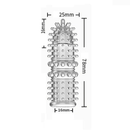 Reusable Finger Sleeve Safe Prostata G Spot Vagina Clitoris Anal Massage Adult Games Masturbation SM Exotic Sex Toys for Couple