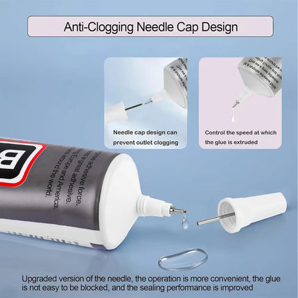 1-10Pcs Loolifl B-7000 Super Glue Safety Materials Epoxy Resin Repair Cell Phone Touch Screen Jewelry Craft Liquid Adhesive 15ml