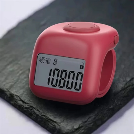 Clicker Finger Ring With Lock Function 9 Channels Hand Tally Counter Portable Prayer Counter-Y41A