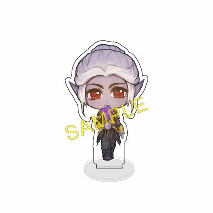 Game Baldur's Gate Astarion Karlach Shadowheart 10CM Double-sided HD Printing Acrylic Stand keychain Desk Decor Collect gifts