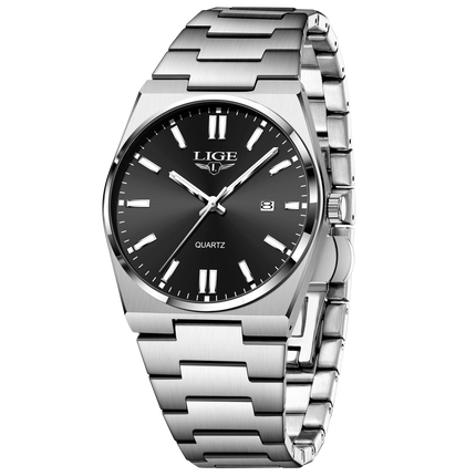 LIGE 2025 New Luxury Fashion Men's Watch Waterproof Luminous Date Quartz Watch Business Wristwatches Montre Pour Hommes Reloj