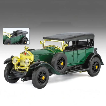 1:32 Rolls Royce Phantom I Alloy Metal Diecast Model Car High Simulation Decoration Display Ornaments With Sound And Light Gifts