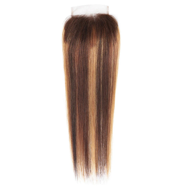 Phashion 28 26 Inch Long Highlight 13x6 13x4 Lace Frontal Straight Transparent P4/27 6 by 6 5x5 4x4 2x6 Closure 100% Human Hair