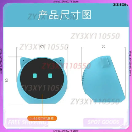 Echoear Meow Companion Desktop Intelligent Ai Chat Robot Voice Dialogue Bean Bag Toy Interactive Holiday Gift For Kids Adults