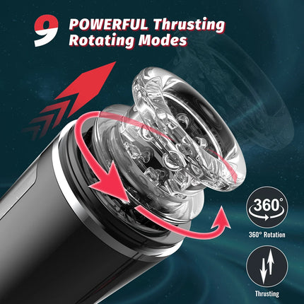 Automatic Masturbator for Men Sucking Vibrating Real Pussy Blowjob Machine Male Sex Toy Men Masturbation Cup Adult Goods for Men