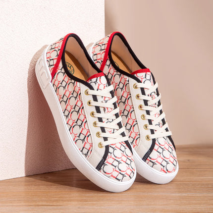 C-H Women's Casual Shoes Autumn New Comfortable Canvas Shoes Skeleton Correction Women's Walking Shoes