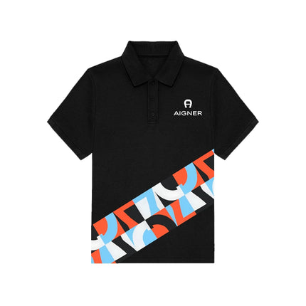 Children's polo shirt design new summer boys' short sleeved clothing fashionable printed youth top clothing