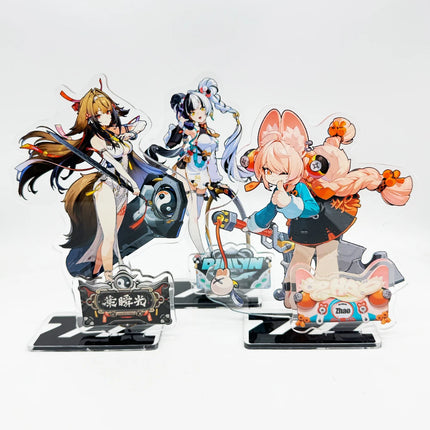 Game Zenless Zone Zero Ye Shun­guang Dialyn Hoshimi Miyabi Anime Acrylic Stand Model Plate Keychain Desk Decor Collection gift