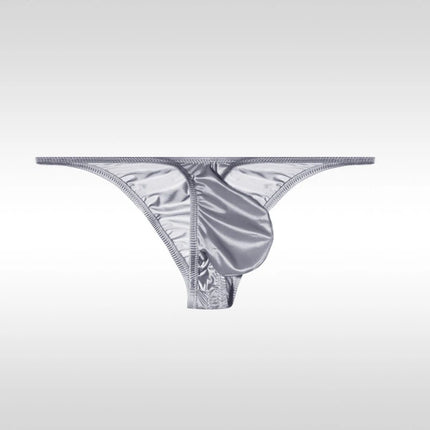 Men's Underwear Ice Silk Low Rise Sexy Bikini Briefs