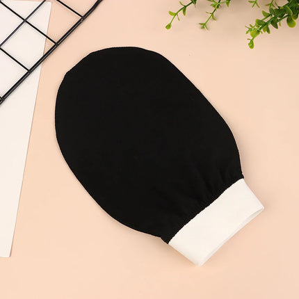 1PCS Shower Spa Exfoliator Two-sided Bath Glove Body Cleaning Scrub Mitt Rub Dead Skin Removal Magic Peeling Glove 14x17cm