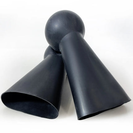 Sexy 0.7MM Thicker Fetish Module Latex Glove Ball Cover Boxing Mitts Lingerie