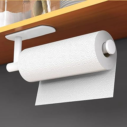 Kitchen Paper Towel Holder Adhesive Tissue Hanger Toilet Roll Paper Dispenser Cabinet Storage Napkin Rack Bathroom Accessories