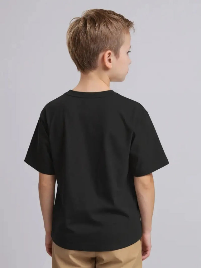 Summer Short Sleeve Tops Cute Cartoon Print T-Shirt Kids Leisure T-Shirt Baby Girls T-Shirt Toddler Boys