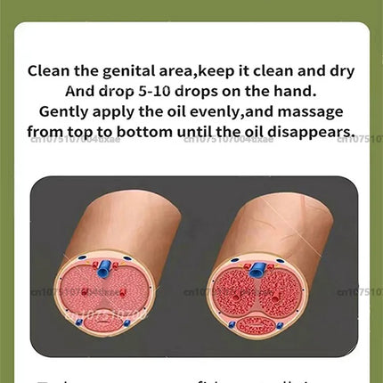 Big Penis Massage Essential Oil Men's Cock Liquid For Men Dick Cream Adult Products Have No Side Effects