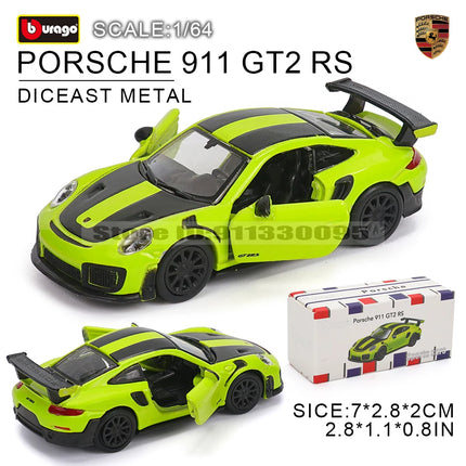 Bburago 1:64 Volkswagen Golf LAMBORGHINI sian fkp 37 Car Model Collection Kids Xmas Gift Toys for Boys Ferrari  Benz Volkswagen