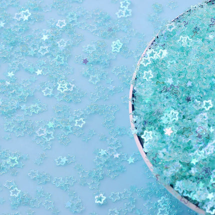 4mm 20g Stars Flower Glittering Sequins Paillettes Sprinkles For Slime Additives DIY Slime Accessories Filler Wedding Nail Art