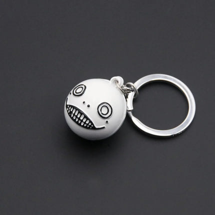 Game NieR:Automata Keychains 2B YoRHa Weapon White Promise Emir Robotics Keyrings Pendant For Men Women Fan Jewelry Accessories
