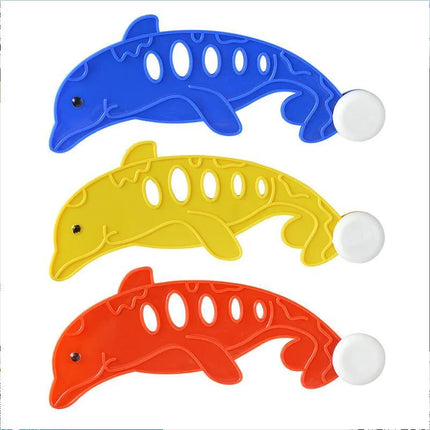 Kids Summer Swimming Pool Diving Toy Shark Rocket Throwing Toy Water Fun Games Pool Toys Swim Games Sinking Set for Boys Girls