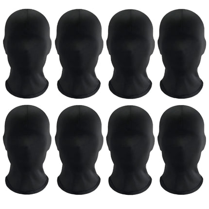 Non Hole Full Face Mask All-round Protection Wind-Protection Balaclava Hat Breathable High Elasticity Headgear for Men and Women
