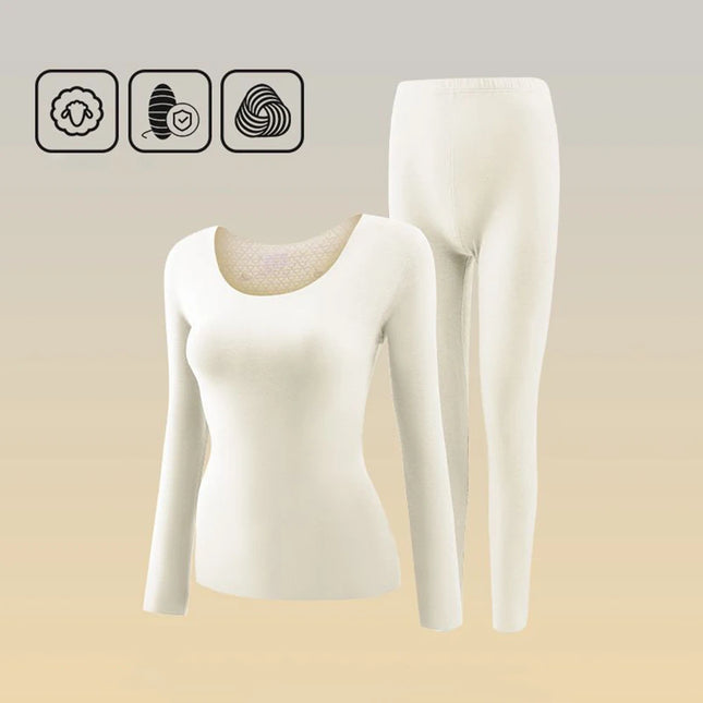 Women's Thermal Underwear Men Winter Clothes Seamless Thick Double Layer Warm Lingerie Women Thermal Clothing Set Woman 2 Pieces