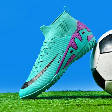 Original Men Football Field Boots Professional Society Cleats Children Soccer Shoes Grass Training Kids Non Slip Football Shoes