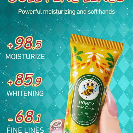 Christmas Gift Set Hand Cream and Lip Balm Set Ultra Wrinkles Nourishing Moisturizing Nonsticky Gentle Skincare for All Skin Use