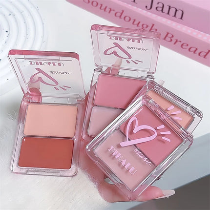 Water Light Peach Cream Blush Milk Pink Cream Natural Cheek Tint Brighten Waterproof Face Contouring Orange Blush Palette Makeup
