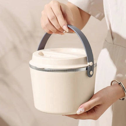 1.2L Portable Electric Lunch Box Car Food Warmer 360 Degree Even Heating 12V Travel Heater for Hot Food - Washable Car Heater