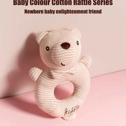 1PCS 0-6 months Baby Hand Shaker Newborn Comfort Toy Baby 0-1 Year Old Toy Baby Stick and Round Rattle