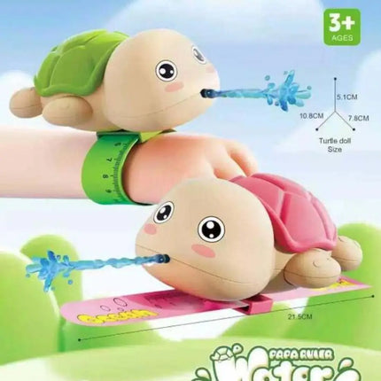 Fun Gift Squirt Function Wrist Water Toy Bracelet Style Cute Design Turtle Squirt Toy Dolphin Press Type Toy Summer Play