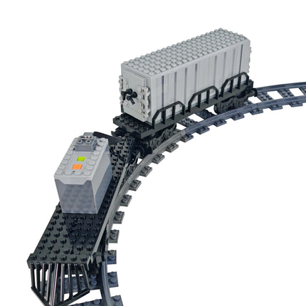 Moc Train Track Motor Technical Blocks Power Functions Parts Remote Control + AAA Battery Box Set PF Bricks DIY Toys Accessories