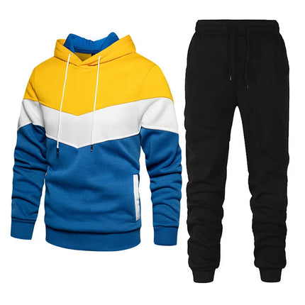 Men's and women's spring fleece sportswear men's and women's casual hoodies couple suit jogging fashion pullover black S-3XL