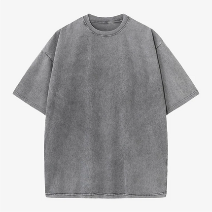 Custom T-shirt free print logo images vintage wash design tees pure cotton cultural shirts men's women's batik wax print Fabric