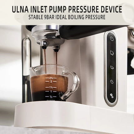 Mcilpoog AC510 19Bar Semi Automatic Coffee Espresso Machine With Grinder & Steam Wand Espresso Maker