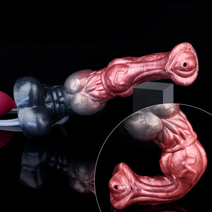 NNSX Huge Knot Squirting Horse Dildo Silicone Water Spray Anal Plug Anus Dilator Vagina Feamel Masturbator Penis for Woman