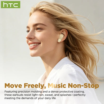 Full HD LCD Display Wireless Bluetooth Earphones HTC NE72 Ai Translator Seamless Communication Headphones 50Hrs Playback For Mus