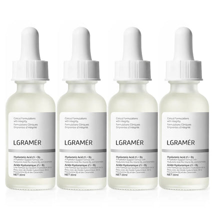 2% Hyaluronic Acid + B5 Serum with Ceramide Multivitamin Moisturizing Essence 30ml Soft Smooth Skin Facial Care Liquid