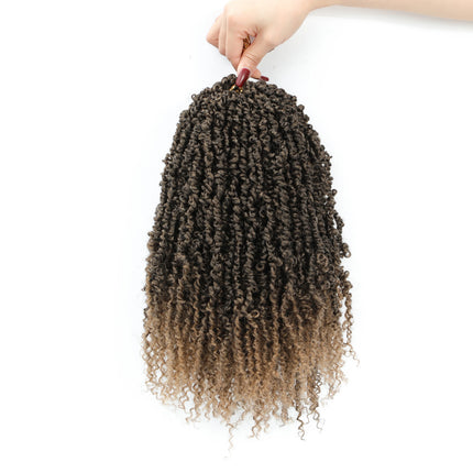 Pre-looped Mini Twist Crochet Hair Bohemian Spring Twists Hair Senegalese Twist Crochet Hair with Curls Synthetic Hair