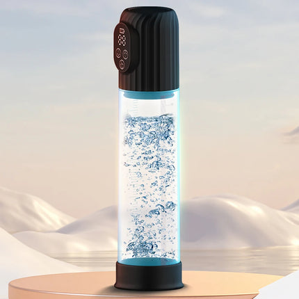 Penis Pump Vacuum Negative Pressure Masturbation Helps With Erection Electric Hydrotherapy Stimulation Airplane Cup Men Sex Toys
