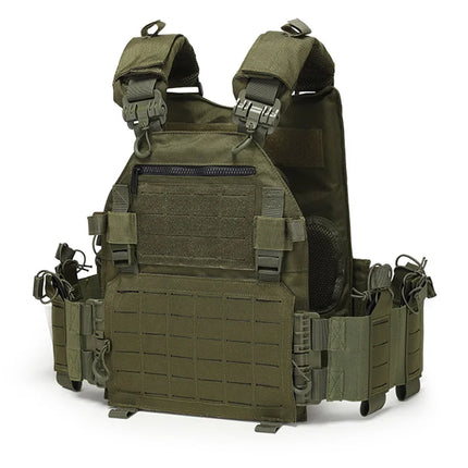 Tactical Training Vest - MOLLE Waterproof Quick Release Outdoor Vest / Gilet Tactique Entraînement - Gilet MOLLE Imperméable