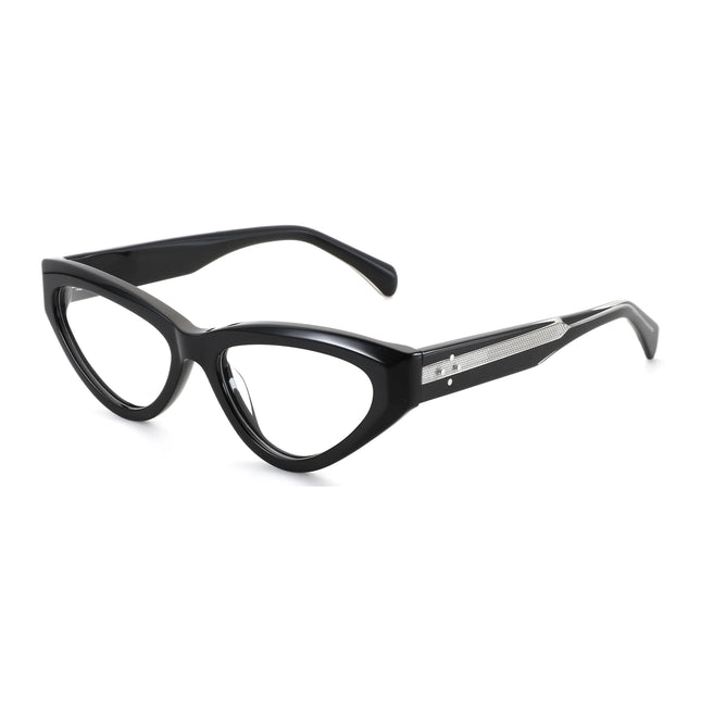 BLUEMOKY S Size Handmade Acetate Prescription Glasses For Women Cat Eye Myopia Optical Eyeglasses Progressive Myopia Eyewear